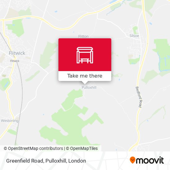 Greenfield Road, Pulloxhill map