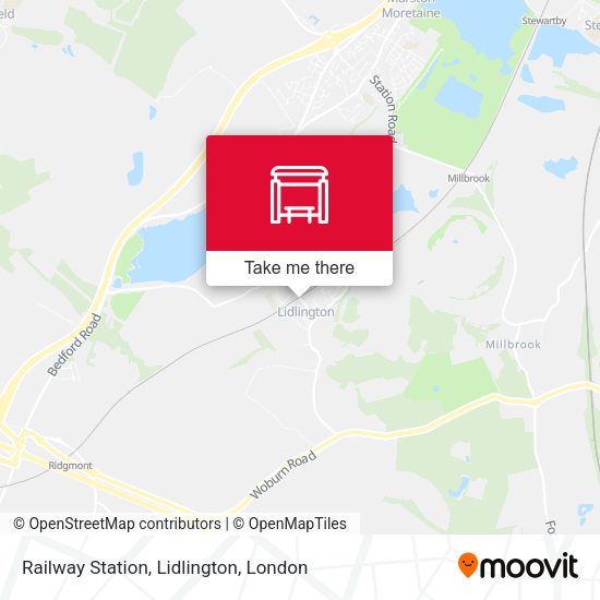Railway Station, Lidlington map