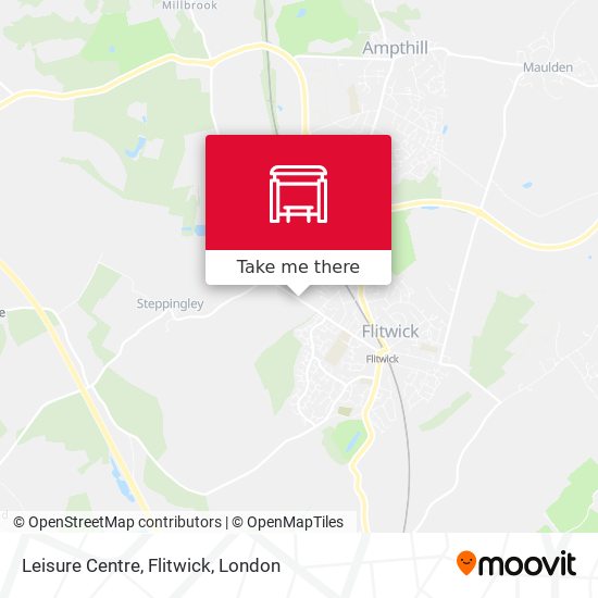 Leisure Centre, Flitwick map