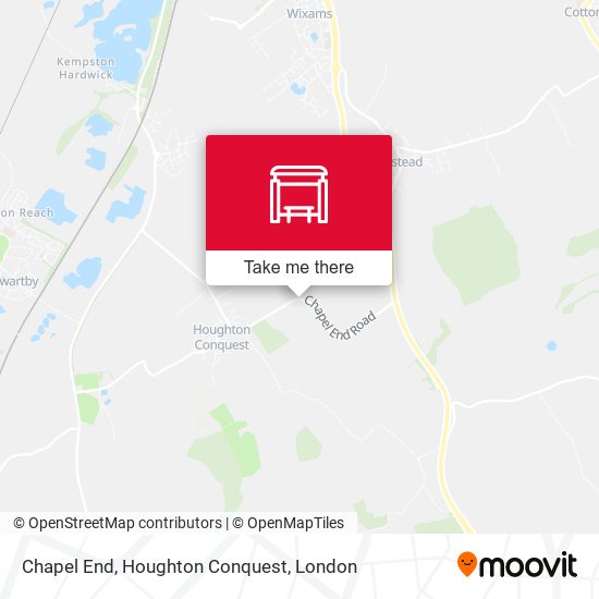 Chapel End, Houghton Conquest map