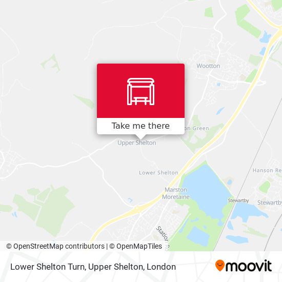 Lower Shelton Turn, Upper Shelton map