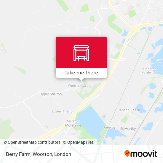 Berry Farm, Wootton map