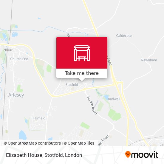 Elizabeth House, Stotfold map