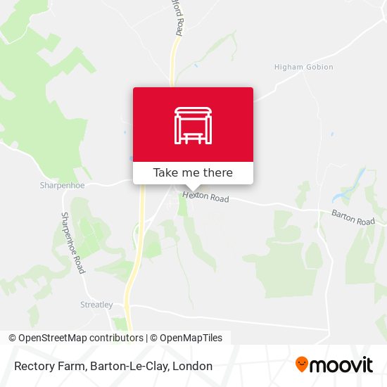 Rectory Farm, Barton-Le-Clay map