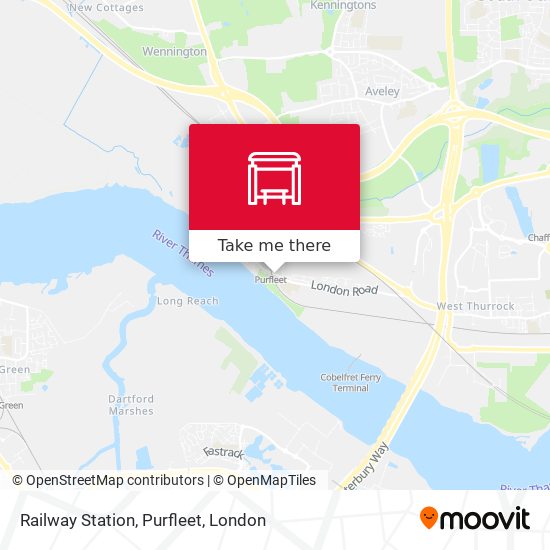 Railway Station, Purfleet map