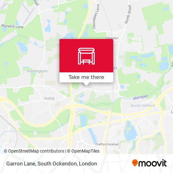 Garron Lane, South Ockendon map