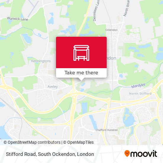 Stifford Road, South Ockendon map