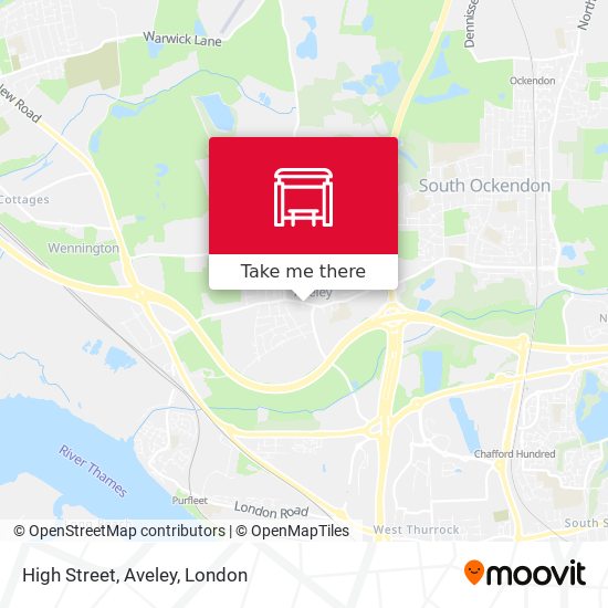 High Street, Aveley map