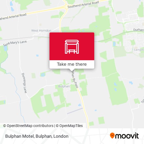 Bulphan Motel, Bulphan map