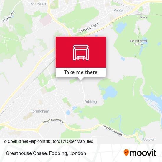 Greathouse Chase, Fobbing map