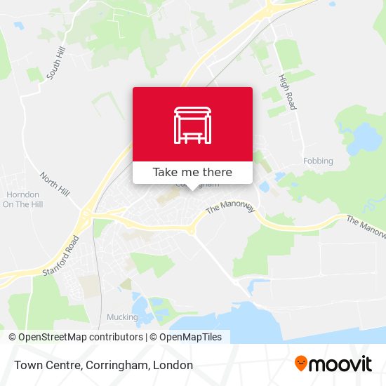 Town Centre, Corringham map