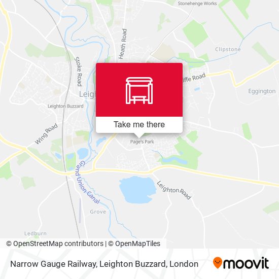 Narrow Gauge Railway, Leighton Buzzard map