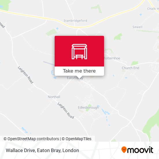 Wallace Drive, Eaton Bray map