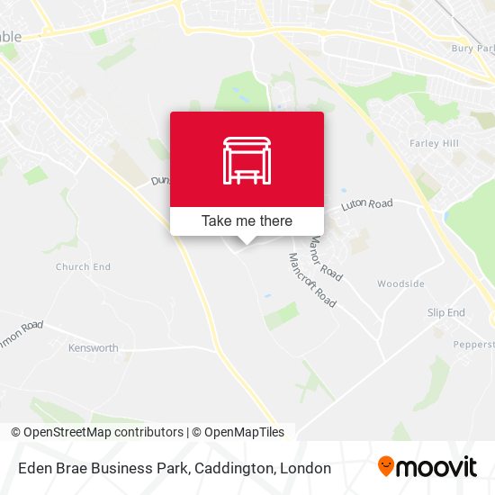 Eden Brae Business Park, Caddington map