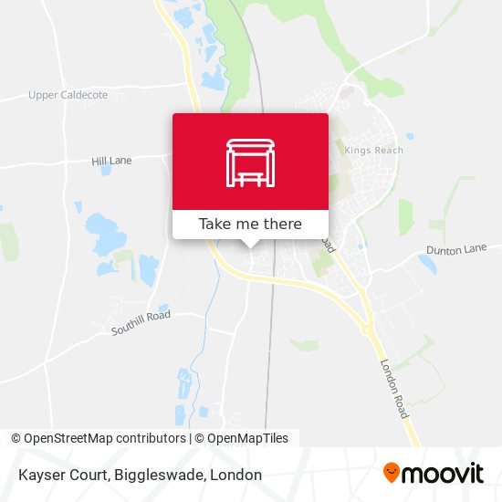 Kayser Court, Biggleswade map