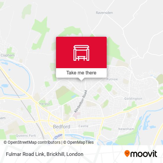 Fulmar Road Link, Brickhill map