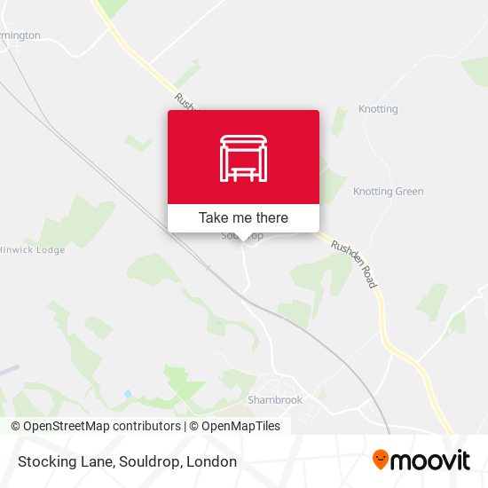 Stocking Lane, Souldrop map