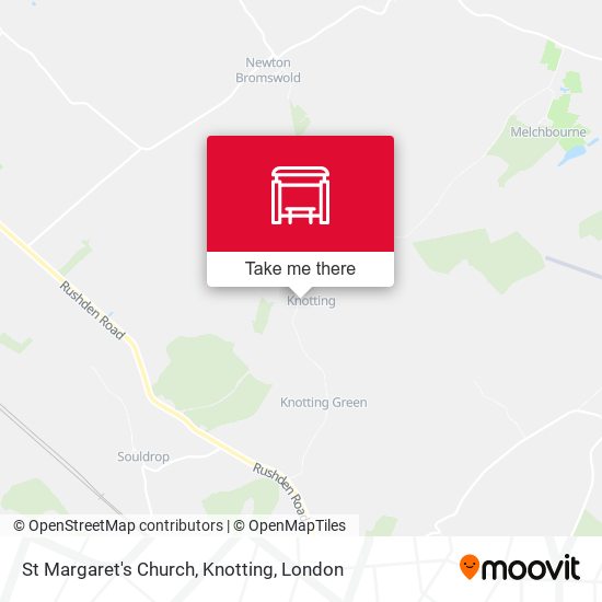 St Margaret's Church, Knotting map