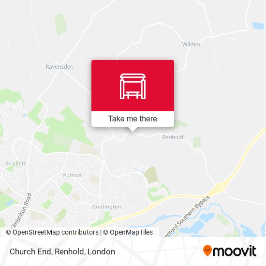Church End, Renhold map
