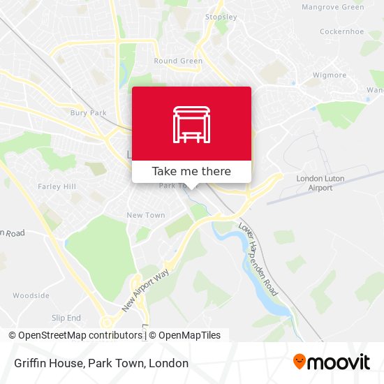 Griffin House, Park Town map