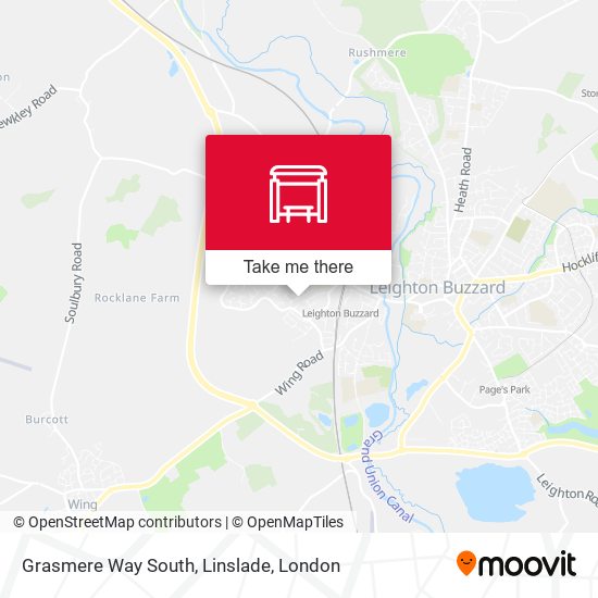 Grasmere Way South, Linslade map