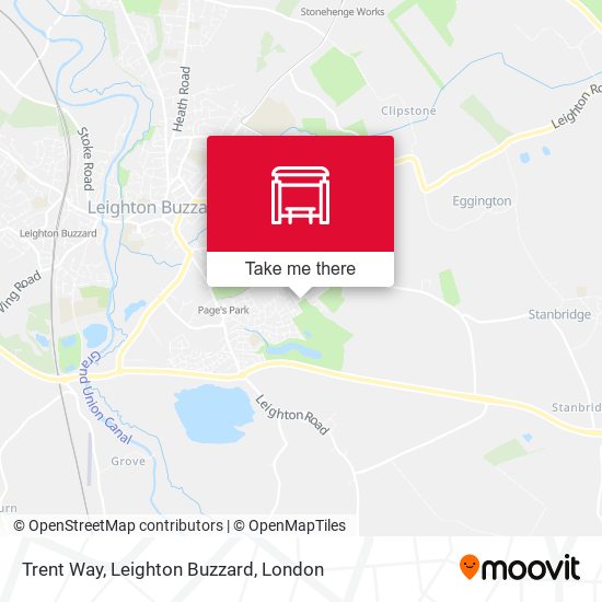 Trent Way, Leighton Buzzard map