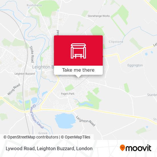 Lywood Road, Leighton Buzzard map