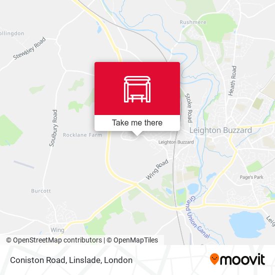 Coniston Road, Linslade map