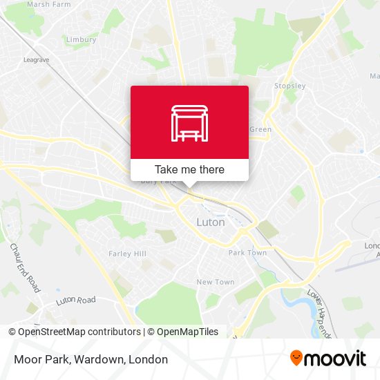 Moor Park, Wardown map