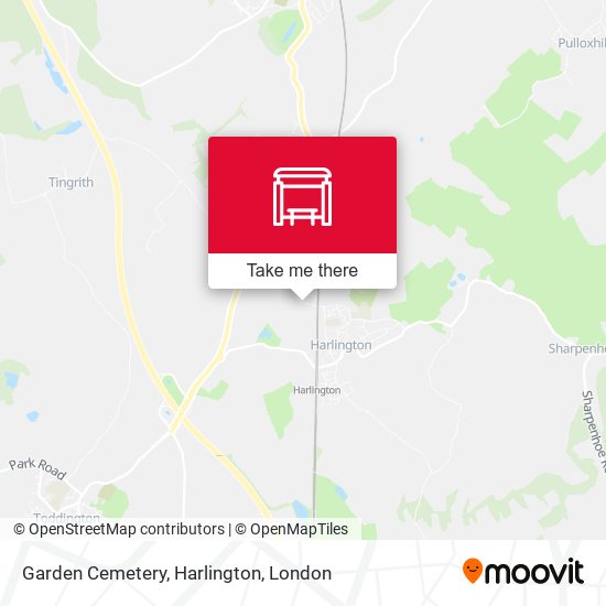 Garden Cemetery, Harlington map