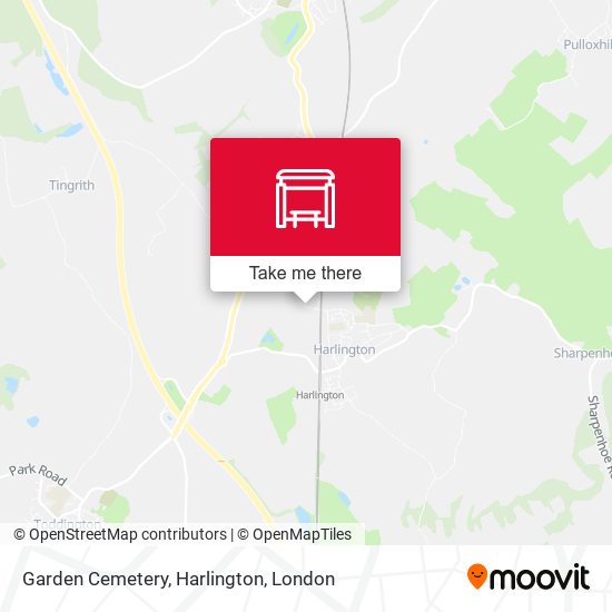 Garden Cemetery, Harlington map