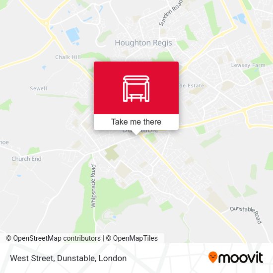 West Street, Dunstable map
