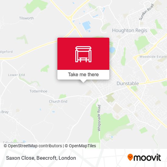 Saxon Close, Beecroft map