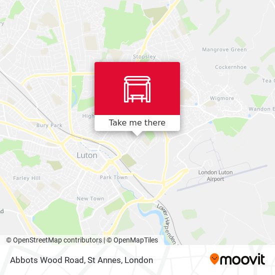 Abbots Wood Road, St Annes map