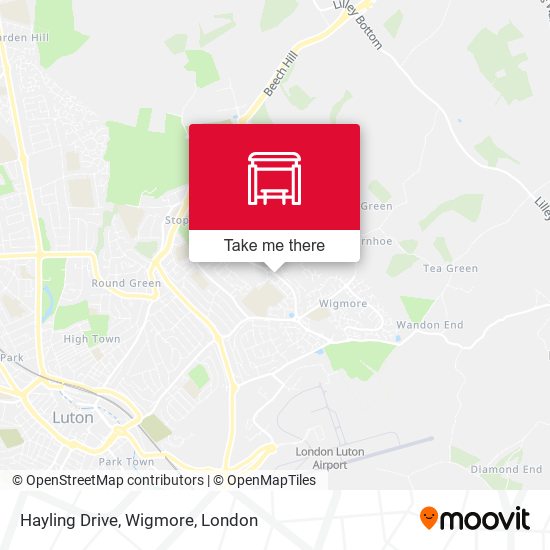 Hayling Drive, Wigmore map