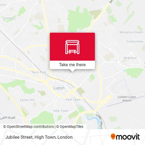 Jubilee Street, High Town map