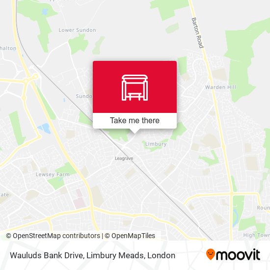 Wauluds Bank Drive, Limbury Meads map