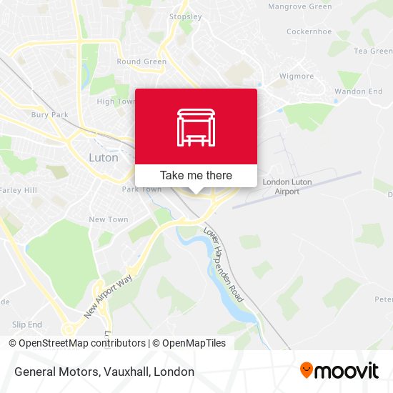General Motors, Vauxhall map