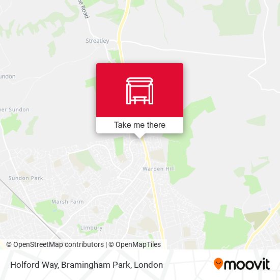 Holford Way, Bramingham Park map
