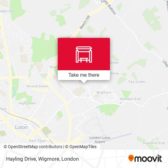 Hayling Drive, Wigmore map