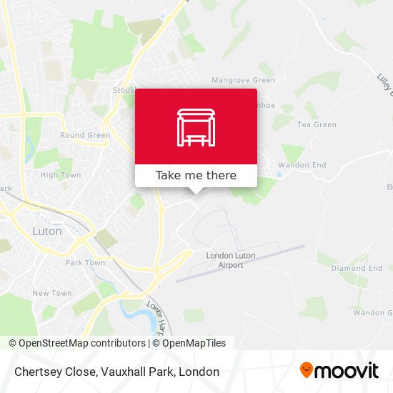 Chertsey Close, Vauxhall Park map