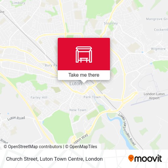 Church Street, Luton Town Centre map