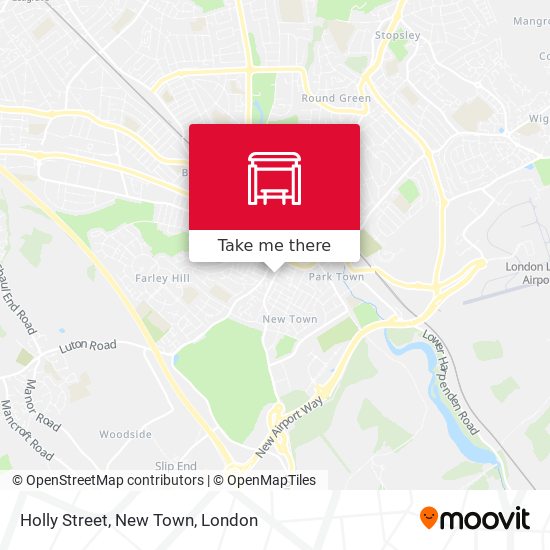 Holly Street, New Town map