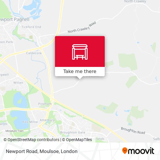 Newport Road, Moulsoe map