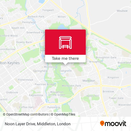 Noon Layer Drive, Middleton map