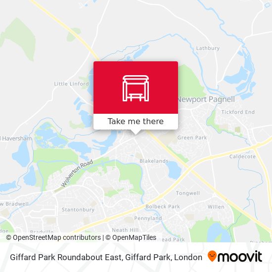 Giffard Park Roundabout East, Giffard Park map