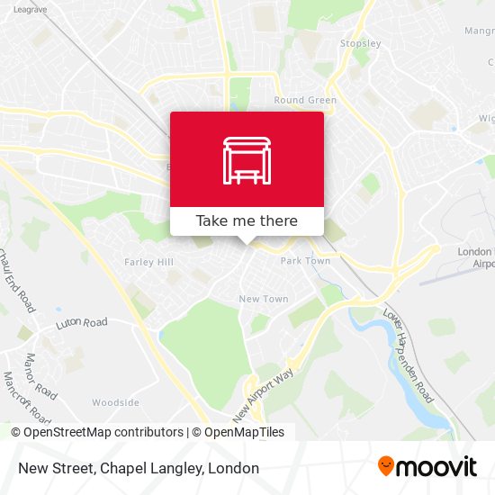 New Street, Chapel Langley map
