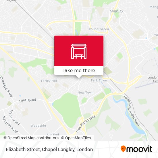 Elizabeth Street, Chapel Langley map