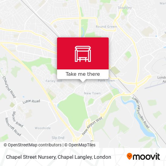 Chapel Street Nursery, Chapel Langley map