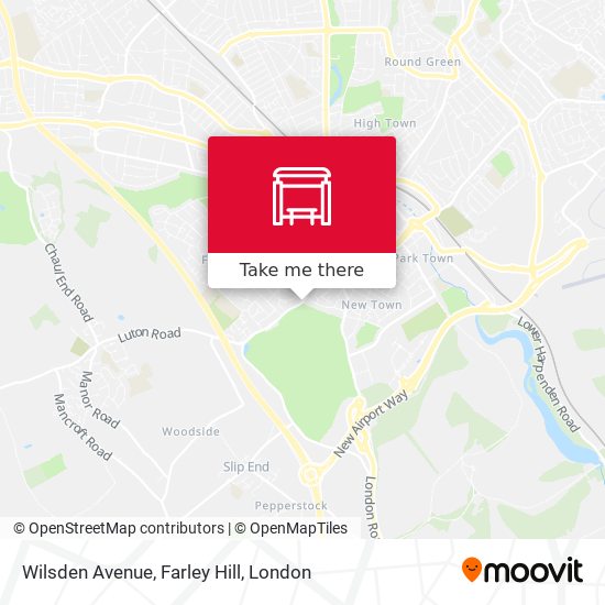 Wilsden Avenue, Farley Hill map
